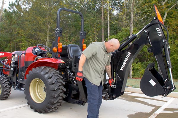 YT Tractor Backhoe Removal and Install