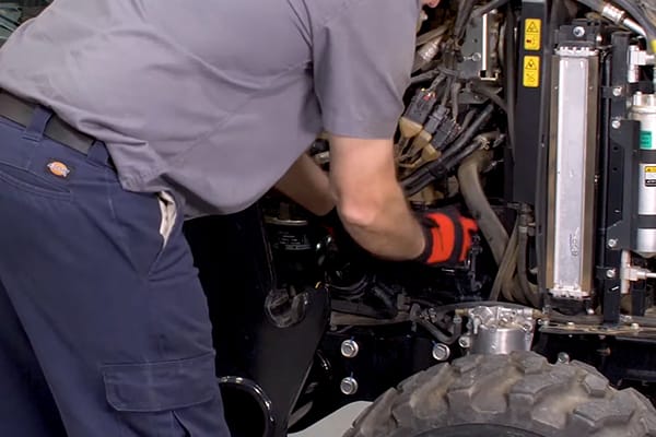 YT2 Tractor Oil Change