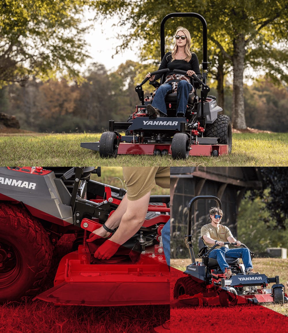 Yanmar ZTR mower composite