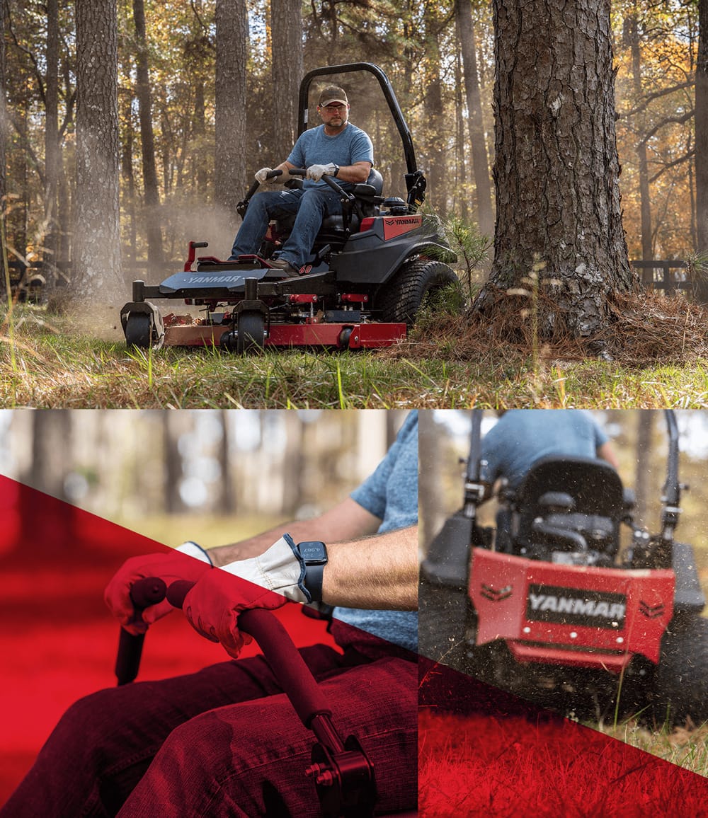 Yanmar ZTR mower composite