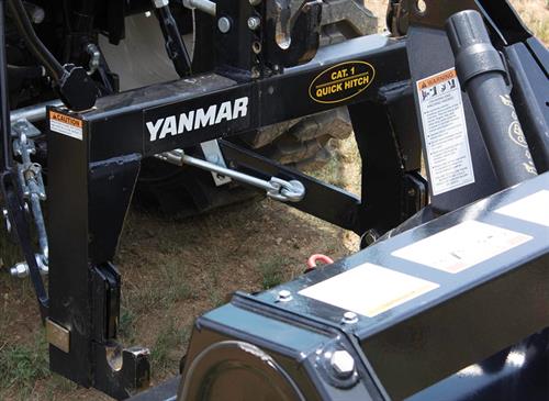 black yanmar quick hitch