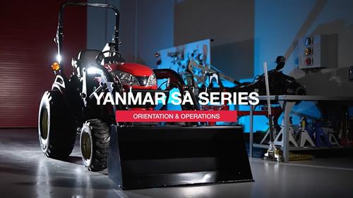 yanmar sa series tractor orientation and operations video