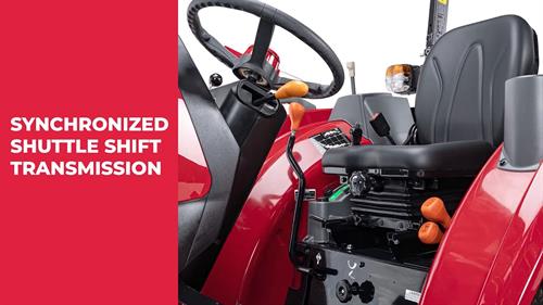 black yanmar multi-purpose compact tractor