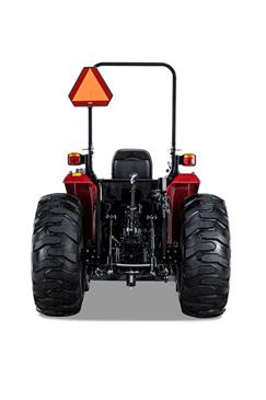YM 359 red yanmar tractor back