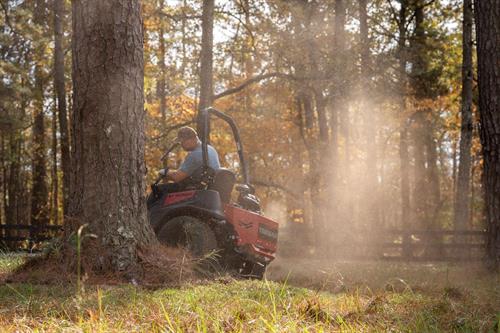 man mowing with a Yanmar YZ460 Zero-Turn Radius Mower