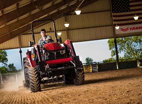 yanmar red landscape mower