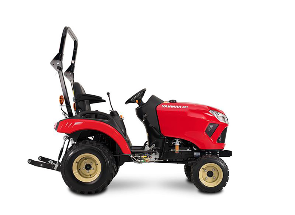 yanmar sa221 compact tractor profile flat image