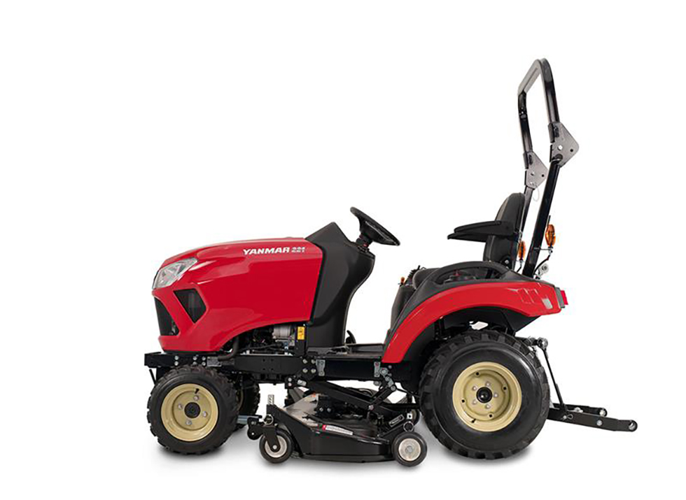 yanmar sa221 compact tractor profile flat image