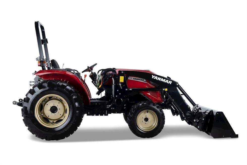red yanmar right angle of multi-purpose compact tractor