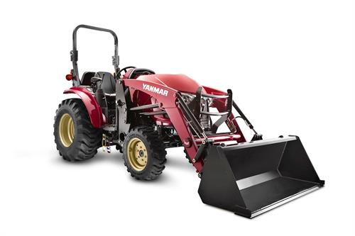 yanmar yt235 compact tractor rops loader