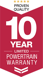 Learn about our 10-year limited powertrain warranty.